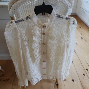 Zimmerman Lyrical Lace Blouse sz 6